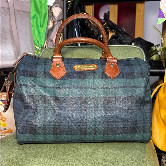 Polo Ralph Lauren Handbags - Vintage Polo Ralph Lauren Boston Bag Plaid